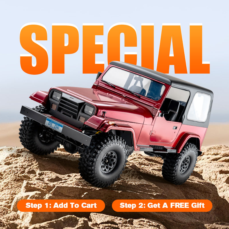 1:10 Mashigan 4WD Rock Crawler | Hard-Body RC | FMS Hobby