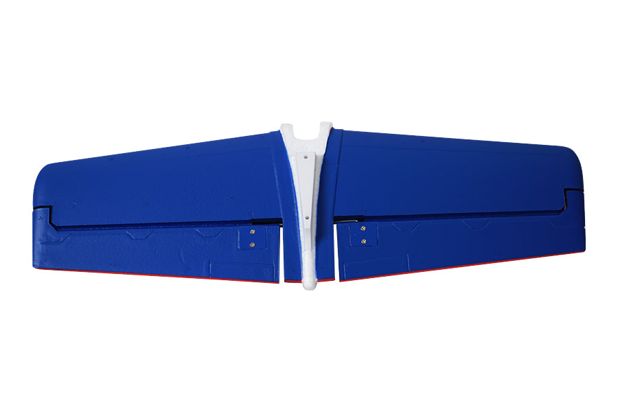 1200mm CJ6 V2 Horizontal Stabilizer in blue with white accents