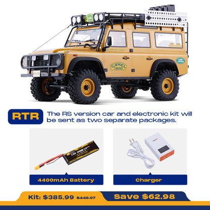 FMS 1:10 FCX10 Land Rover Camel Trophy Edition RS