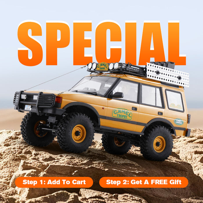 FMS 1:10 FCX10 Land Rover Camel Trophy Edition RS