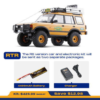 FMS 1:10 FCX10 Land Rover Camel Trophy Edition RS