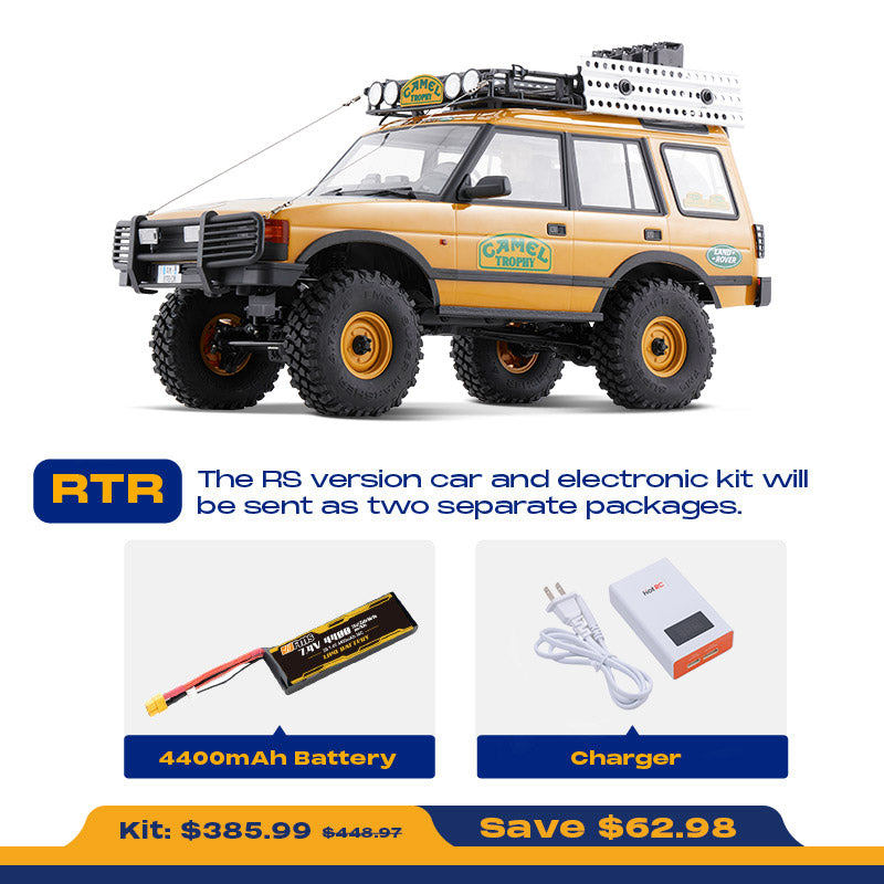 FMS 1:10 FCX10 Land Rover Camel Trophy Edition RS