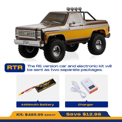 FMS 1:10 FCX10 Chevrolet K5 Blazer Off-Road RC Crawler RS