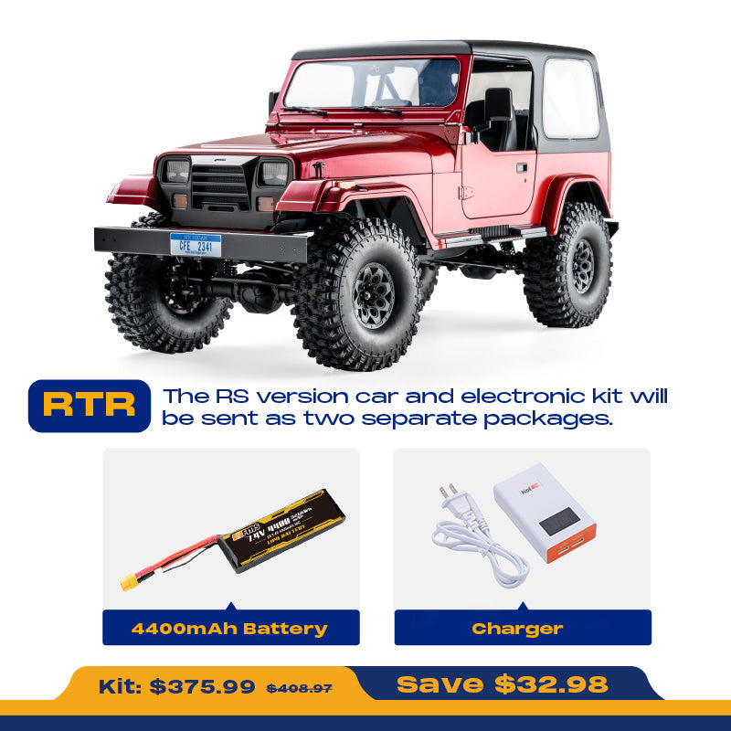 ROCHOBBY 1:10 Mashigan RC Rock Crawler RS Red 4WD