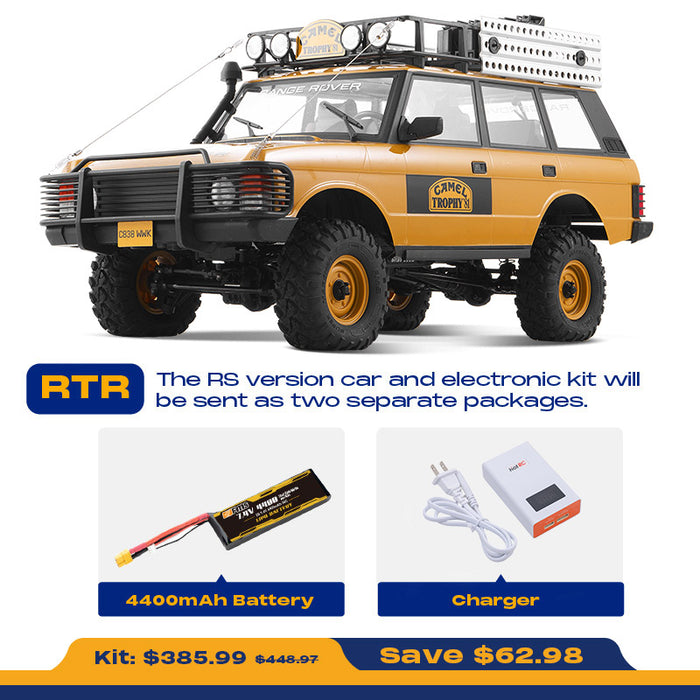 FMS 1:10 FCX10 Land Rover Camel Trophy Edition RS