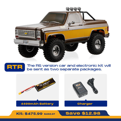FMS 1:10 FCX10 Chevrolet K5 Blazer Off-Road RC Crawler RS