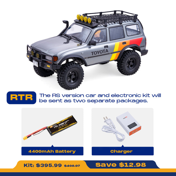 FMS 1:10 FCX10 LC80 Toyota Land Cruiser 80 RS