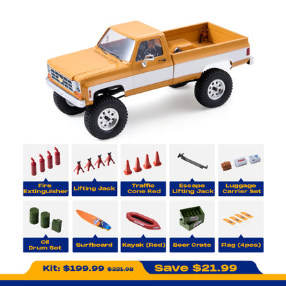 FMS 1:18 FCX18 Rock Crawlers - Chevrolet K10 V2 RTR