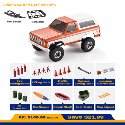 FMS 1:24 FCX24 Rock Crawler - Chevrolet K5 Blazer RTR