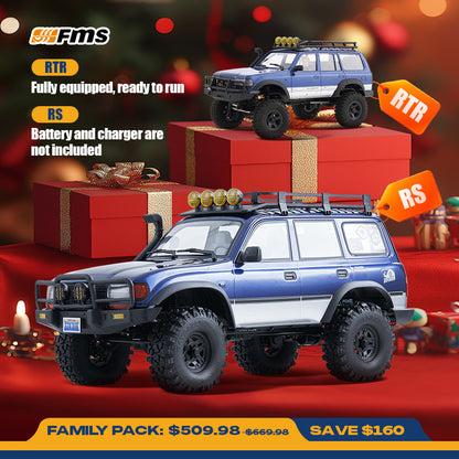 FMS 1:10 FCX10 PRO sin escobillas Toyota Land Cruiser LC80 RS 