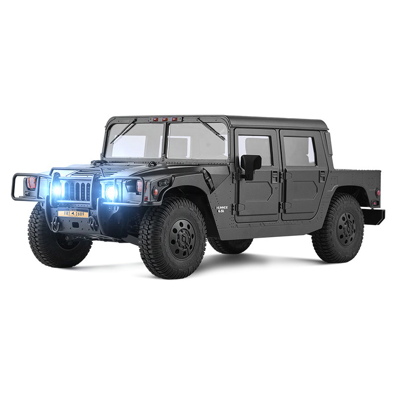 1:12 Hummer H1 RTR | Scale RC Crawler, 4WS & Portal Axle | FMS Hobby