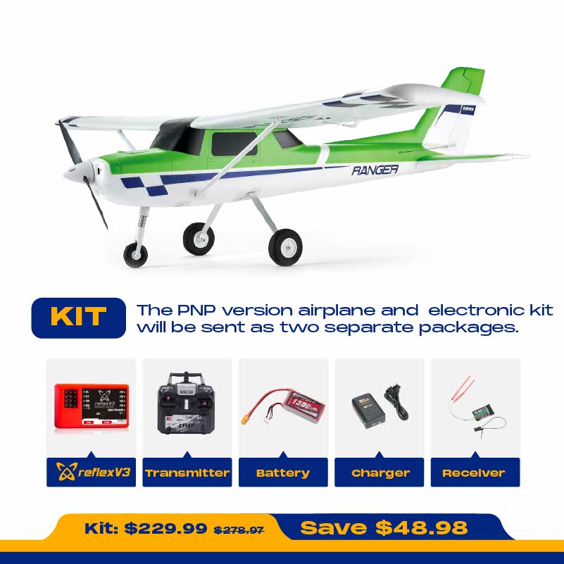 FMS 1220mm Ranger EP V2 With Reflex V3 RTF / PNP