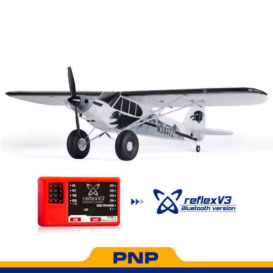 FMS 1300mm PA-18 Super Cub with Reflex V3, RTF / PNP