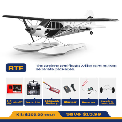 FMS 1300mm PA-18 Super Cub with Reflex V3, RTF / PNP
