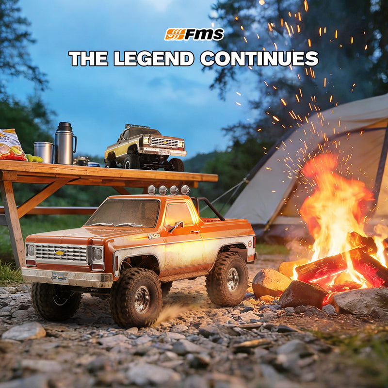 1/10 K5 Blazer RC Crawler | 2-Speed, Locking Diffs | FMS Hobby