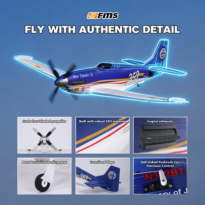 FMS 1100mm P-51 Mustang V2 PNP