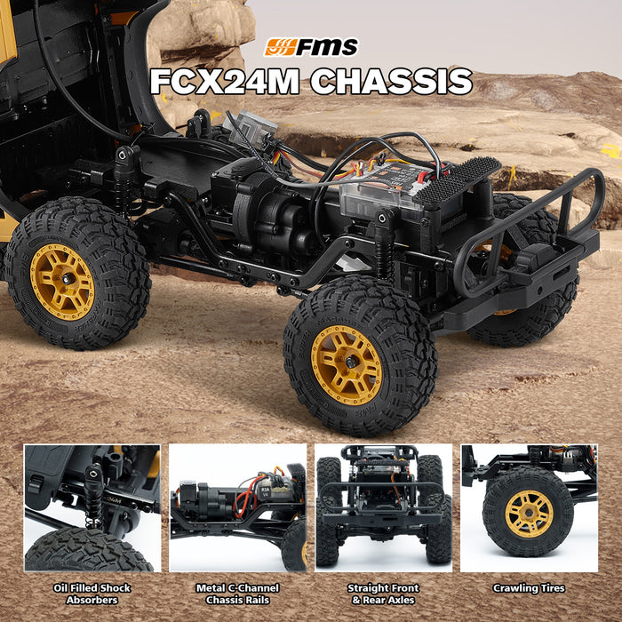 FMS FCX24M 1:24 Land Rover Camel Trophy Edition RTR