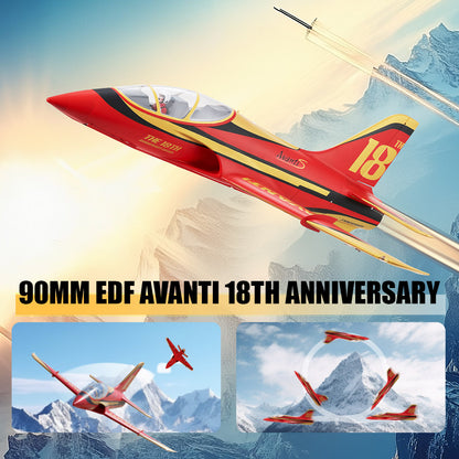 FMS EDF Jet 90 mm Avanti PNP Edición 18.º aniversario 