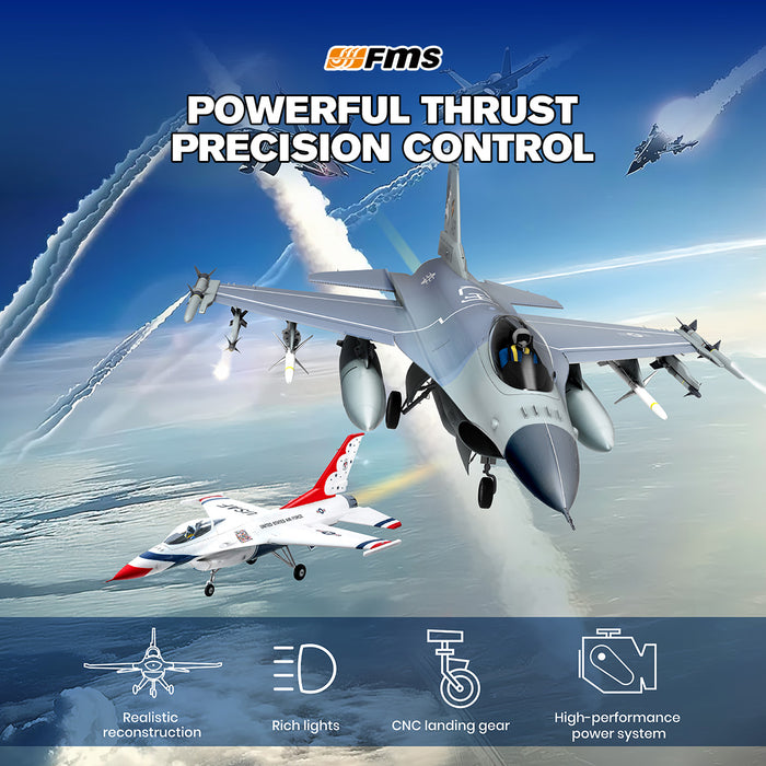 FMS EDF Jet 64mm F-16 Fighting Falcon PNP