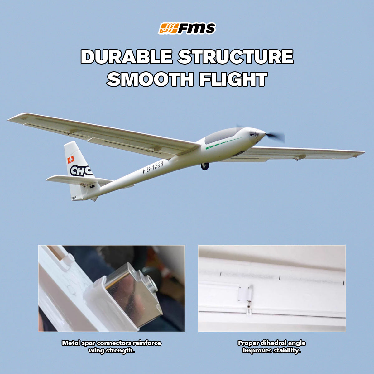 RC Gliders | High-Performance Remote Control Airplanes | FMS Hobby