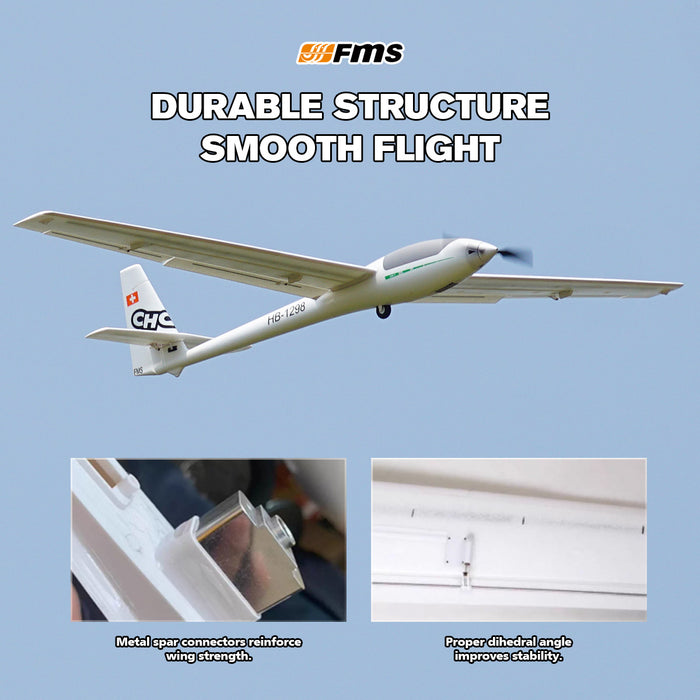 FMS 2500mm ASW-17 EP Glider PNP