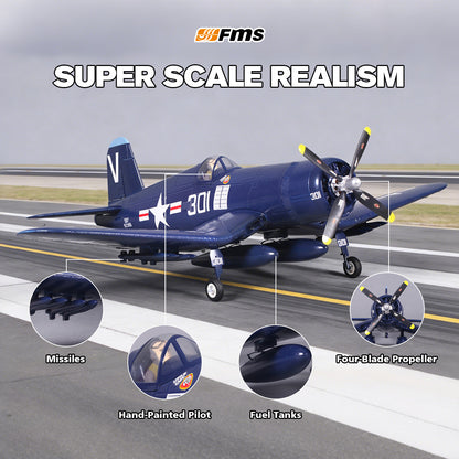 FMS 800mm F4U Corsair V2 RTF / PNP