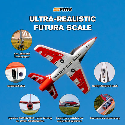 FMS EDF Jet 80mm Futura V3 PNP