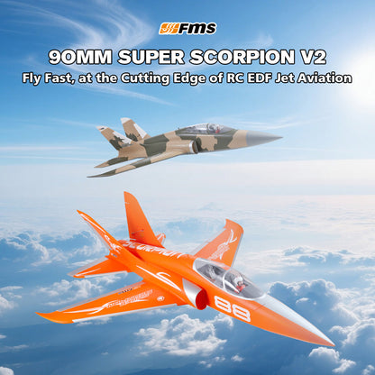 FMS EDF Jet 90mm Super Scorpion V2 PNP