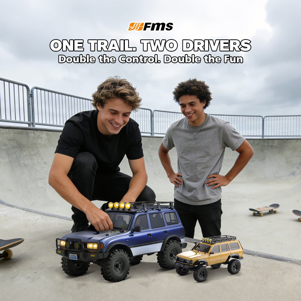 FMS 1:10 FCX10 PRO Brushless Toyota Land Cruiser LC80 RS V2