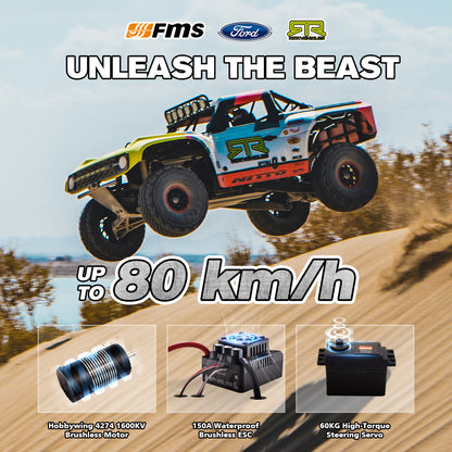 FMS 1:7 Ford Bronco RTR EB Brushless 4WD Short Course Truck RS