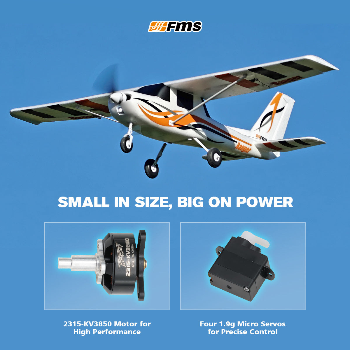 FMS 850mm (33.4") Ranger with Reflex V3, PNP / RTF