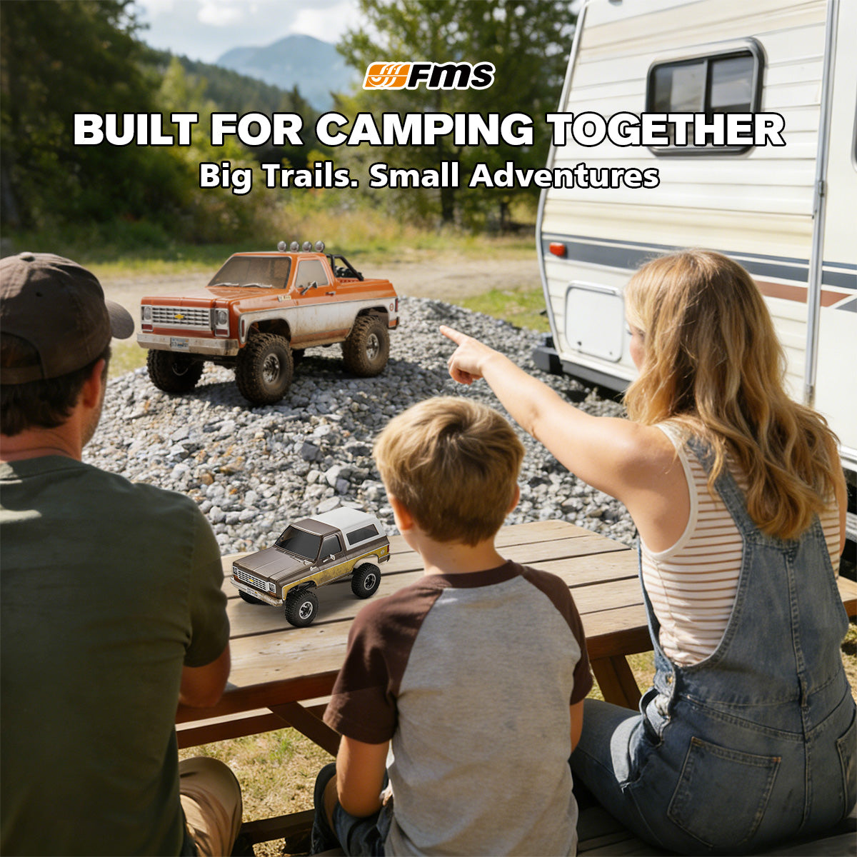 FMS 1:10 FCX10 Chevrolet K5 Blazer Off-Road RC Crawler RS