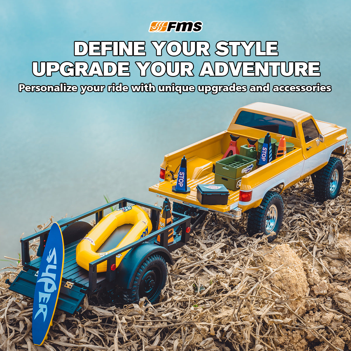 FMS 1:18 FCX18S Chevrolet K10 S V2 RTR