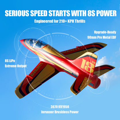 FMS EDF Jet 90 mm Avanti PNP Edición 18.º aniversario 