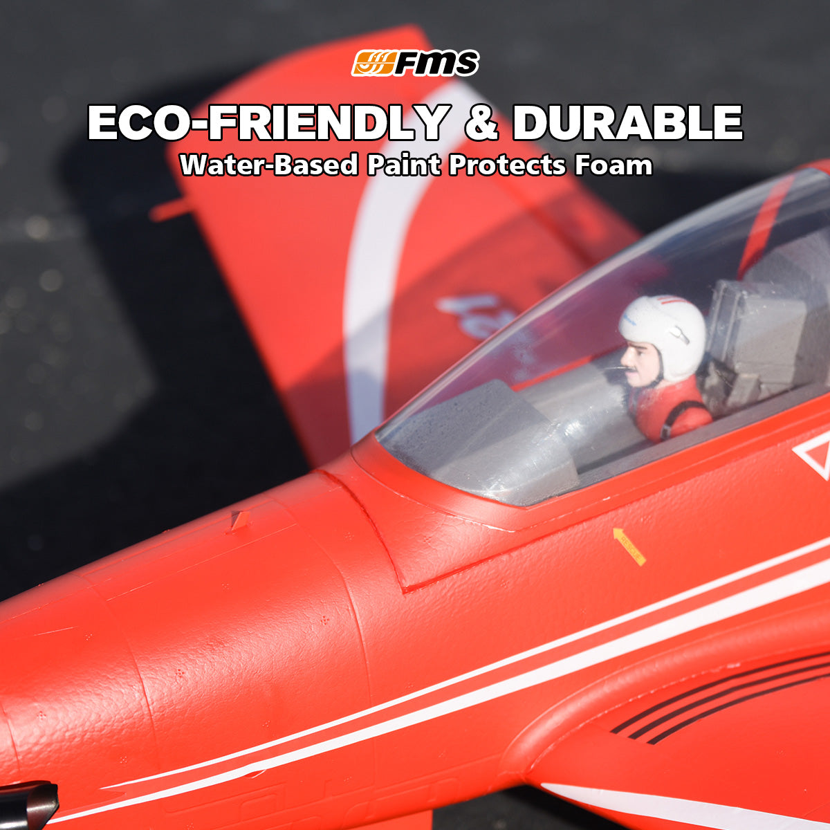 1100mm PC-21 PNP RC Plane | Retracts, Flaps, 5-Blade | FMS Hobby