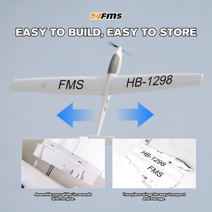 Planeador FMS 2500mm ASW-17 EP PNP