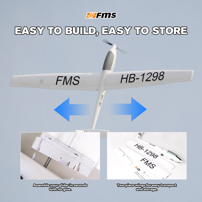 FMS 2500mm ASW-17 EP Glider PNP