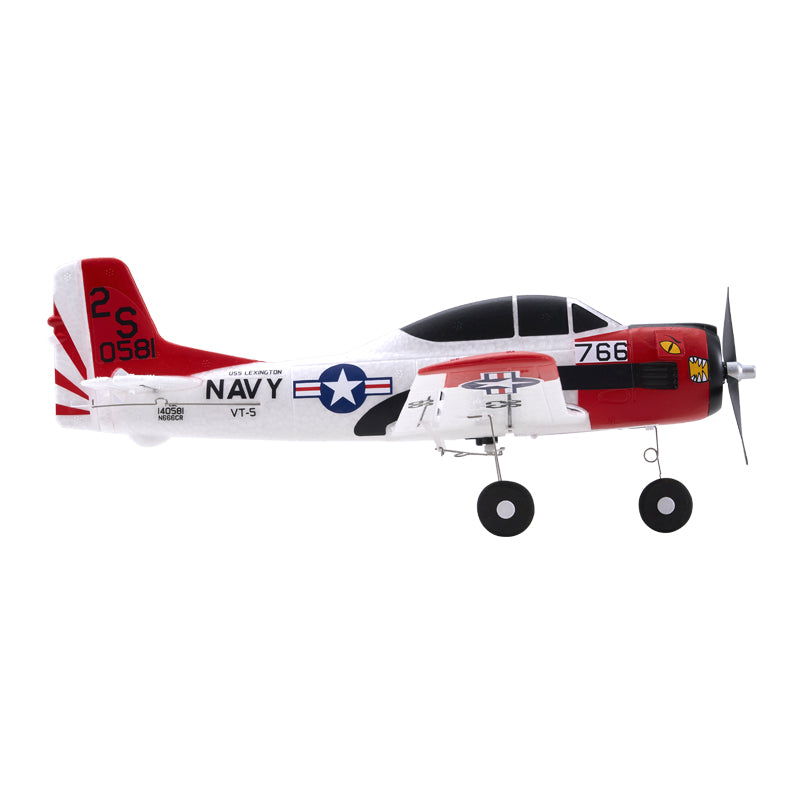Model airplane with 'Navy' branding on a white background