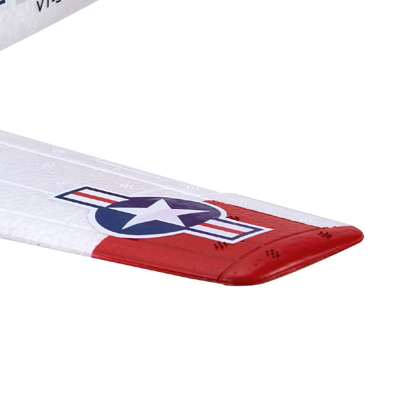 Close-up of a red, white, and blue logo on a white background