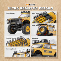 Land Rover Camel Trophy Edition RTR a escala 1:24 FCX24M 