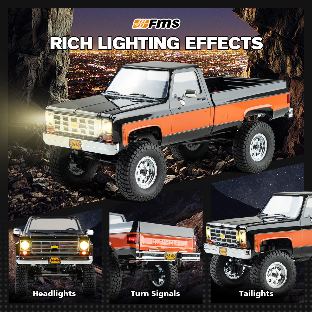 FMS 1:18 FCX18 Chevrolet K10 V2 RTR 