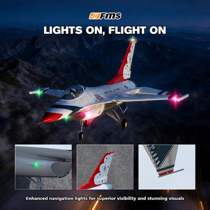FMS EDF Jet 64mm F-16 Fighting Falcon PNP