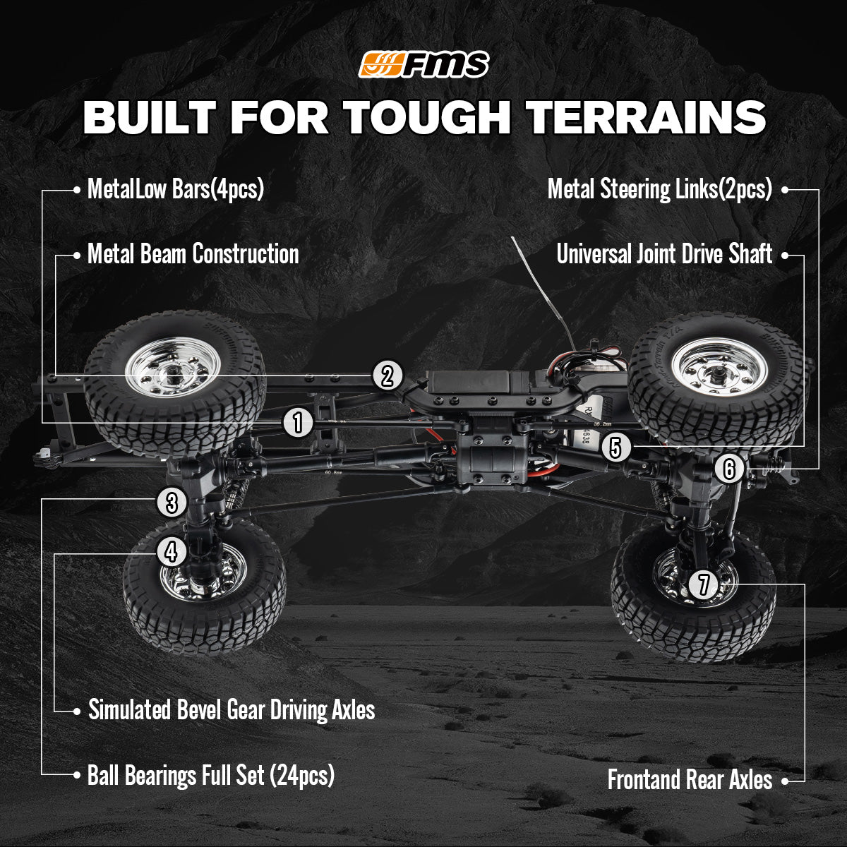 FMS 1:18 FCX18S Chevrolet K10 S V2 RTR
