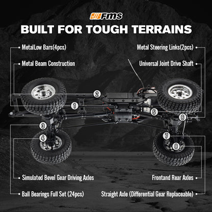 FMS 1:18 FCX18 Chevrolet K10 V2 RTR 