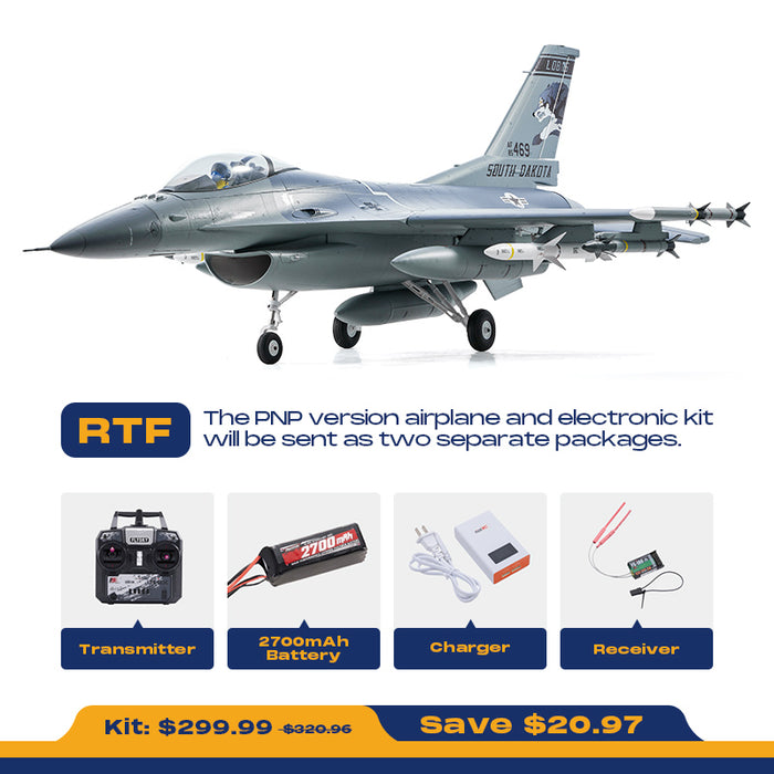 FMS EDF Jet 64mm F-16 Fighting Falcon PNP
