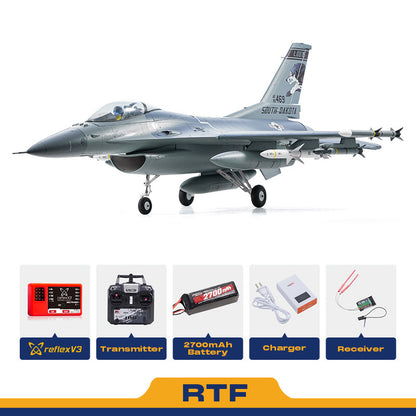 Avión de combate FMS EDF de 64 mm F-16 Fighting Falcon PNP 