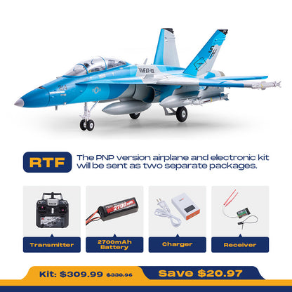 FMS EDF Jet 64mm F/A-18 Hornet PNP