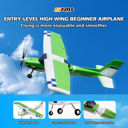 FMS Ranger EP V2 de 1220 mm con visor réflex V3 RTF/PNP