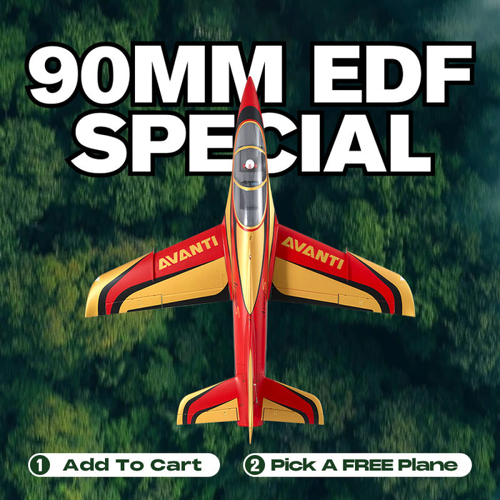 FMS EDF Jet 90mm Avanti PNP 18th Anniversary Edition