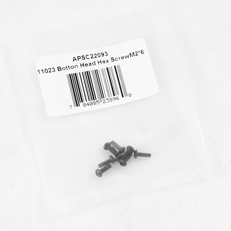 1:10 F100 Button Head Hex Screw M2*6